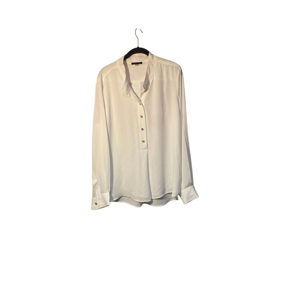 Tommy Hilfiger women’s white long sleeve blouse size XL